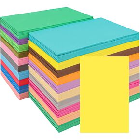 200 Pack Craft Foam Sheets, 5.5 x 8.7 Inch Ultimate EVA Foam Bundle for Arts and Crafts, EVA Foam Sheets for Crafts, 20 Color Vibrant Colors Craft Foam Sheet for Crafts by IHDYPPEW