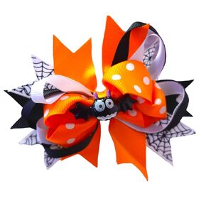 الأقواس الأقواس 5 "المصنوعة يدويا Grosgrain الشريط تحلق الخفافيش الشعر التمساح كليب امرأة الفتيات الأقواس مشبك شعر