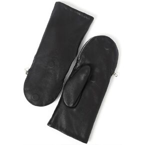 قفازات YISEVEN الجلدية النسائية بسحاب للإغلاق in Kuwait