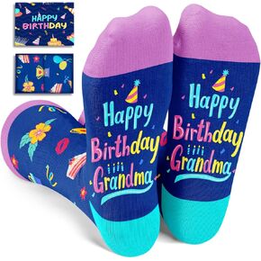 HAPPYPOP Birthday Gifts For Women Teen Girls - Birthday Gifts For Niece Grandma Aunt Mom Sister, Birthday Socks Presents