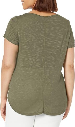 قميص EVANS النسائي ذو المقاس الكبير Visc Slub Cf in Kuwait