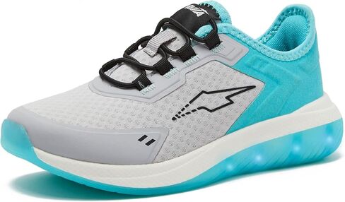 Avia Spark Slip On LED Light Up Boys and Girls Sneakers - Lightweight Tennis, Athletic, Kids and Toddler Light Up Shoes for Girls and Boys - Little Kid Shoes Size 11-3 in Saudi Arabia