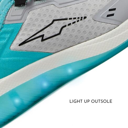 Avia Spark Slip On LED Light Up Boys and Girls Sneakers - Lightweight Tennis, Athletic, Kids and Toddler Light Up Shoes for Girls and Boys - Little Kid Shoes Size 11-3 in Saudi Arabia