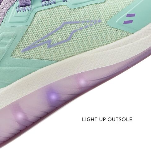 Avia Spark Slip On LED Light Up Boys and Girls Sneakers - Lightweight Tennis, Athletic, Kids and Toddler Light Up Shoes for Girls and Boys - Little Kid Shoes Size 11-3 in Saudi Arabia