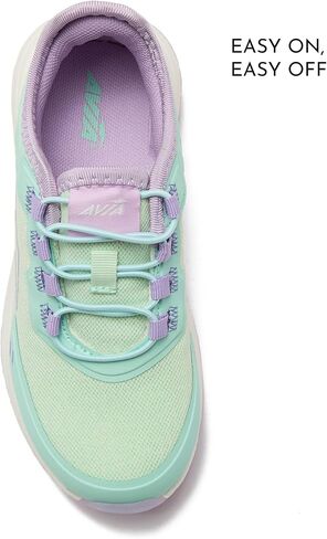 Avia Spark Slip On LED Light Up Boys and Girls Sneakers - Lightweight Tennis, Athletic, Kids and Toddler Light Up Shoes for Girls and Boys - Little Kid Shoes Size 11-3 in Saudi Arabia