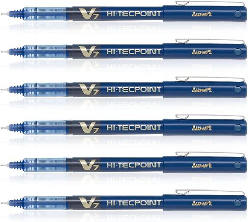 Pilot 019576 Hi-Tecpoint V7 Pen (Blue - Pack of 8) in Saudi Arabia