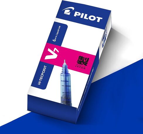 Pilot 019576 Hi-Tecpoint V7 Pen (Blue - Pack of 8) in Saudi Arabia