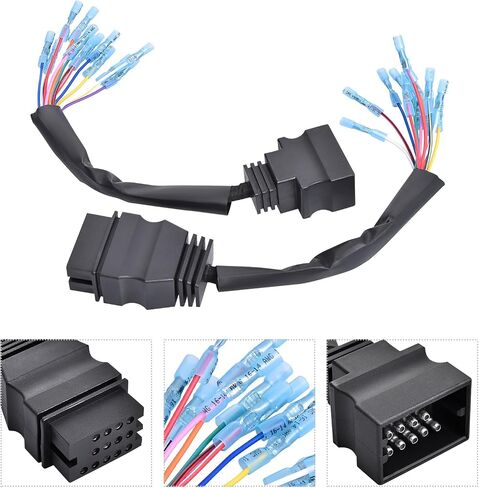MSC04753 MSC04754 Snow Plow Wiring Harness Repair Kit 13 Pin Connector Fit Boss Snowplow Blade 13-Pin Plow and Vehicle Side Replace 1304745, 1304744, MSC03744, MSC03743, MSC04581 in Saudi Arabia