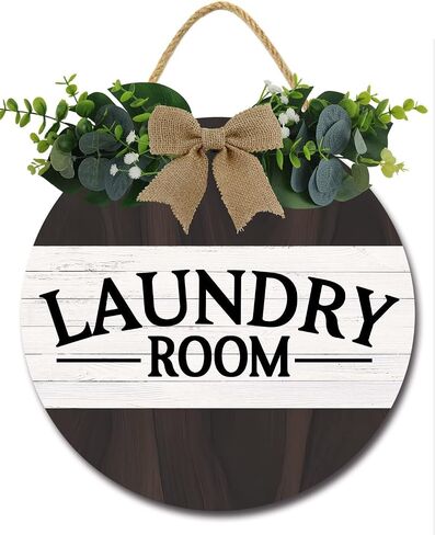 Laundry Room Wash Dry Fold Repeat Laundry Sign Laundry Room Decor Rustic Wood Plaque for Wall Door Funny Laundry Decor Vintage Hanging Sign for Laundry Room Wash House Farmhouse, W3, 12IN in Saudi Arabia