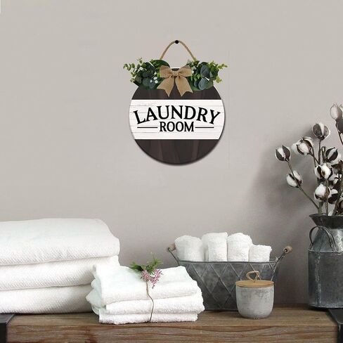 Laundry Room Wash Dry Fold Repeat Laundry Sign Laundry Room Decor Rustic Wood Plaque for Wall Door Funny Laundry Decor Vintage Hanging Sign for Laundry Room Wash House Farmhouse, W3, 12IN in Saudi Arabia