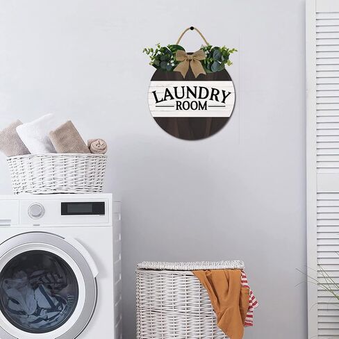 Laundry Room Wash Dry Fold Repeat Laundry Sign Laundry Room Decor Rustic Wood Plaque for Wall Door Funny Laundry Decor Vintage Hanging Sign for Laundry Room Wash House Farmhouse, W3, 12IN in Saudi Arabia