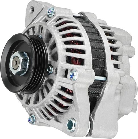 Alternator Replacement Compatible with 1996 1997 1998 1999 2000 Honda Civic 1.6 1.6L, 1996 1997 Honda DEL SOL 1.6 1.6L Replace AMT0091, A5TA0991, 31100-P2E-A01, 400-48125 in Saudi Arabia