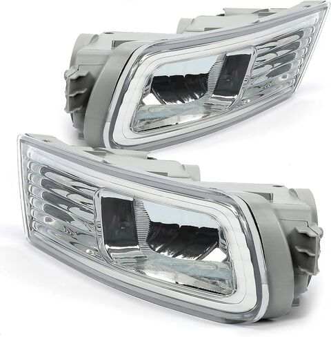 HECASA ضوء الضباب متوافق مع 2010-2013 Acura MDX زوج LH RH مصباح الضباب بدون لمبات استبدال جانب السائق وجانب الركاب لـ AC2594101 AC2595101 in Kuwait