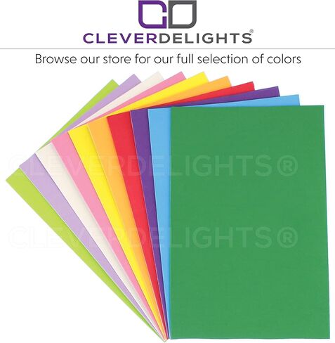 CleverDelights 8" x 12" Lavender Foam Sheets - 10 Pack - Large Self Adhesive Craft Sheets in Saudi Arabia