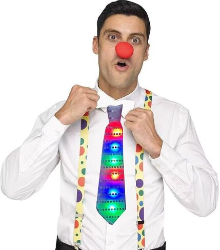 6PCS LED Sequin Necktie Electric Bright Light Up Men's Bow Ties Women Kids Flashing Bowties Glow Party Rave Festival School in Saudi Arabia