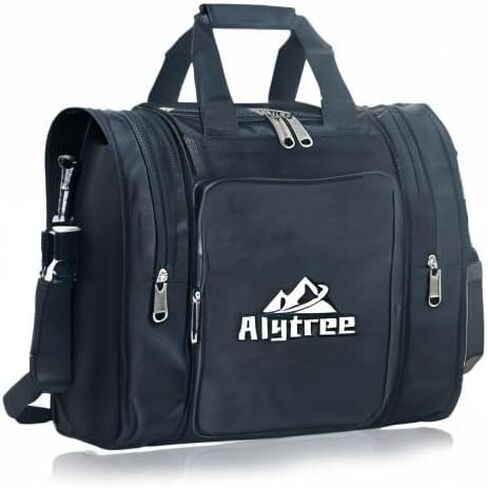 حقيبة بولينج غير قابلة للطي، حقيبة كرة بولينج مع جيبين قابلين للسحب، حقيبة بولينج قابلة للتعديل مع حامل كرة مبطن يناسب أكياس البولينج كرة واحدة وأحذية تصل إلى مقاس الرجال 14 in Kuwait