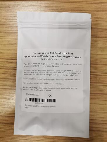 Gel Conductor Pads 20 Pairs for Anti-Snore Watch and Snore Stopping Wristband in Saudi Arabia