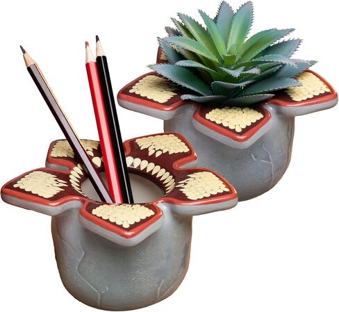 Paladone Stranger Things Demogorgon Ceramic Planter or Pen Holder, Officially Licensed Stranger Things Merchandise and Desk Décor in Saudi Arabia