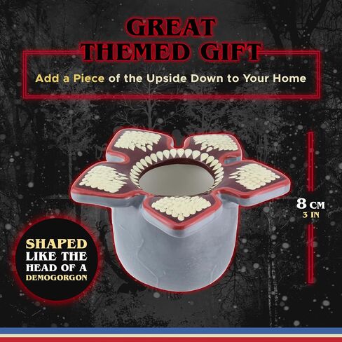 Paladone Stranger Things Demogorgon Ceramic Planter or Pen Holder, Officially Licensed Stranger Things Merchandise and Desk Décor in Saudi Arabia