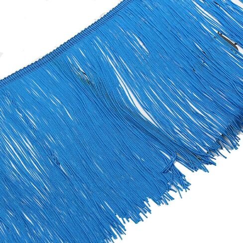 Yalulu 78.7inch x 7.8inch Polyester Fringe Fibre Tassel Lace Trim Tassel Fringe Trimming for DIY Latin Dress Stage Clothes Accessories (Rainbow) in Kuwait