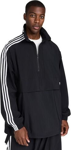 سترة Y-3 للرجال مصنوعة من النايلون بنصف سحاب in Kuwait