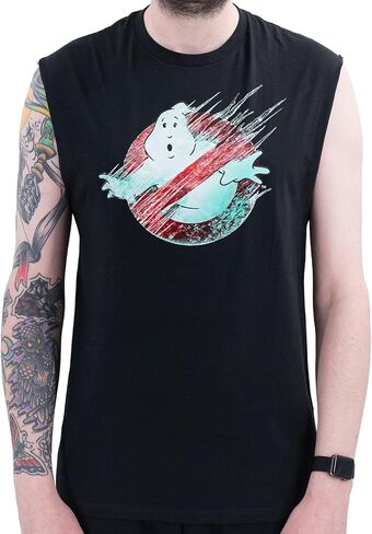 Ripple Junction Ghostbusters Frozen Empire Men's Tank Top Special High Gloss Movie Logo Officially Licensed in Kuwait