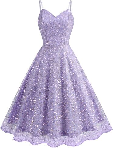 IWEMEK Women's Glitter Sequin Dress Spaghetti Strap Sparkle Party Dress Sparkly Homecoming Dress Short Wedding Cocktail Dress in Kuwait