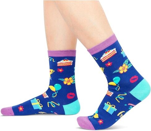 HAPPYPOP Birthday Socks for Women - Gifts for Niece Sister, Grandma Aunt Mom Socks in Kuwait