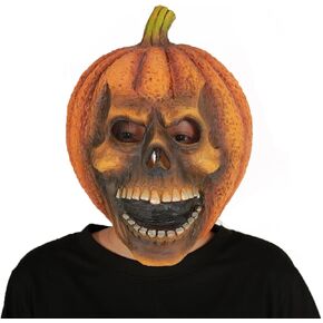 Halloween Pumpkin Skull Head Mask For Creepy Funny Dressing Up Men's Maquerade Pumpkin Cosplay