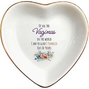 Inspirational Ring Dish Gifts for Women-Be The Things You Loved The Most Ceramic Jewelry Dish Tray-Mothers Day,Encouragement,Retirement,Birthday,Thanksgiving Gifts for Mother,Sister,Daughter,Niece