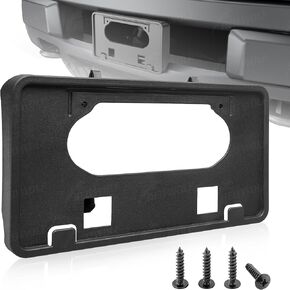 RED WOLF Front License Plate Bracket Fit for Ford 2009-2014 F150 XLT / XL / STX / Platinum / Lariat / King Ranch / FX4 Car License Plate Tage Bracket Holder Black Bumper Mounting 9L3Z-17A385-A