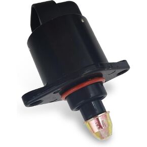1 PC Automotive Stepper Motor Idle Motor Air Control Valve, Vehicle Modified Repair Accessories, Replace OEM Part Number 90380 10526 90325864, Compatible with King Kong Vehicles (Black)