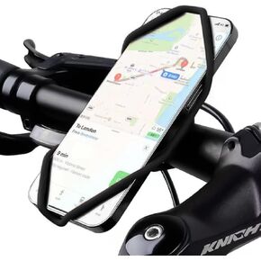 Pincuttee Bike Phone Holder Mount,Waterproof Cell Phone Holder Motorcycle Handlebar Mount,Motorcycle Phone Holder & Bike Phone Mount,Compatible for 4" to 6.7" Smartphones(Black)