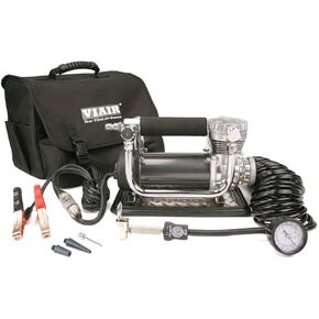 VIAIR 440P - 44043 Portable Compressor Kit , Black, Tire Pump, Truck/SUV Tire Inflator, For up to 37 Inch Tires