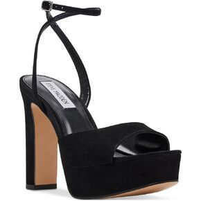 Steve Madden Women's Assured Pump, Black Nubuck, 7.5