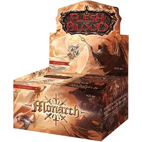 Legend Story Studios Flesh & Blood TCG - عرض معزز غير محدود Monarch (24 حزمة) - EN