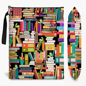 Book Sleeve, Book Lovers Gifts, Bookworm Librarian Gift, Book Sleeve with Zipper Book Covers for Paperback, Gifts for Women Teacher Daughter Graduation Birthday Christmas Gifts