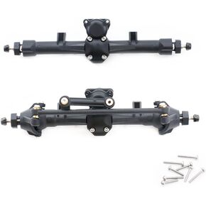 Upgrade Part Metal Front Rear Axle Assembly Fit for Axial SCX24 1/24RC Crawler Car Front Rear Axle Part