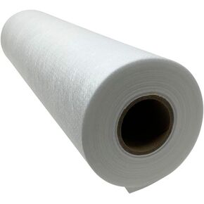 H.B.I. Products No Show Mesh Machine Embroidery Stabilizer 15" x 25 Yard - Invisible Cut Away Medium Weight - White