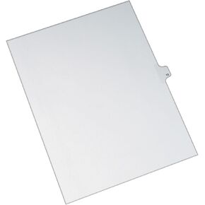 Avery Individual Legal Exhibit Dividers, Allstate Style, 13, Side Tab, 8.5 x 11 inches, Pack of 25 (82211)