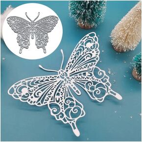 Butterfly Metal Die Cuts, Butterfly Greeting Card Metal Cutting Dies Cut Stencils Card Paper Craft DIY Template Metal Cutting Dies Album Embossing Paper Dies for Card Making Scrapbooking
