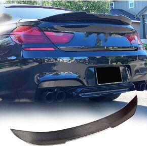 MCARCAR KIT Carbon Fiber Trunk Spoiler for BMW 6 Series F06 F13 640i 650i M Sport M6 Gran Coupe 2Door Sedan 4Door 2012-2018 Factory Outlet CF Rear Boot Lid Highkick Spoiler Wing Lip