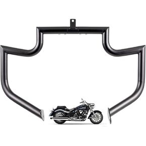 قضيب حماية المحرك للطرق السريعة مقاس 1.5 بوصة من أجل Yamaha XV1900 XV 1900 Roadliner Raider Stratoliner (فضي)