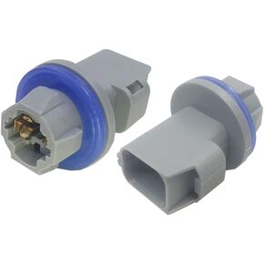 License Plate Light Socket, Replacement for Ford F150 90-01 for F250 F350 F450 F550 Super Duty 99-15 for Ford Bronco 90-95, Wiring Harness Plug Connectors Holder, F37Z-13550-A (2PCS)