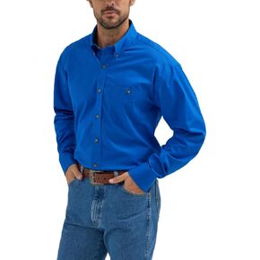 Wrangler Men's George Strait Button Down Long Sleeve Shirt