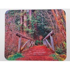 7.75" x 9.25" x 0.22" Mouse Pad 5.5MM Extra Thick Non-Slip Rubber Base for Desk Computers Gaming Smooth Glide Mousepad (Foothill Trail) in Saudi Arabia