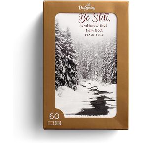 DaySpring - Black and White Christmas Classics - 60 Bulk Christmas Boxed Cards and Envelopes (U1347)