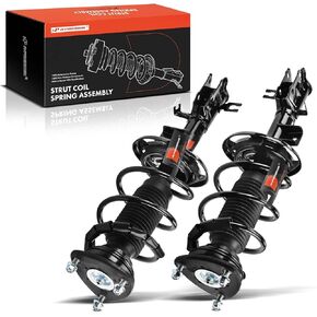 A-Premium Front Pair (2) Complete Strut and Coil Spring Assembly Compatible with Toyota Yaris 2019-2020, Yaris iA 2017-2018 & Scion iA 2016, Driver and Passenger Side