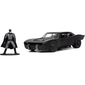 Jada Toys Hollywood Rides 2022 Batmobile W/Batman FIG 1/32 Vehicle Black