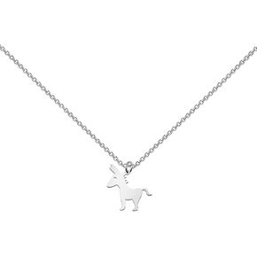 WUSUANED Cute Donkey Pendant Necklace Donkey Lover Gifts Animal Owner Gift Donkey Themed Gift Donkey Farm Animal Gifts